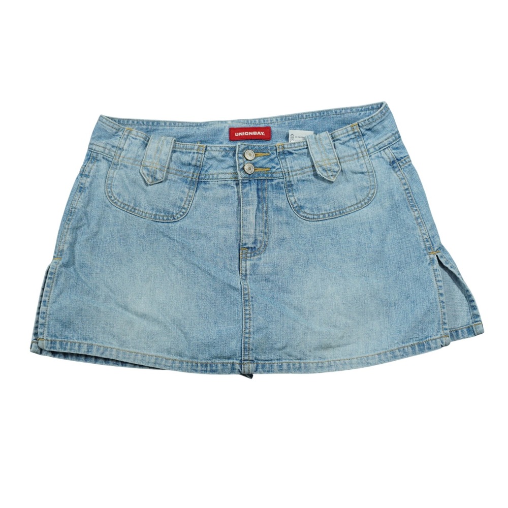 UNIONBAY Light Blue Denim Skort